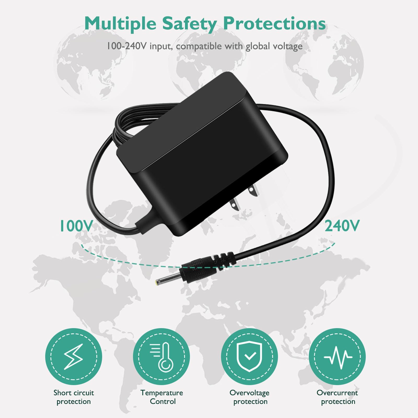 Lnauy Charger Compatible with Braun Beard Trimmer MGK3010 MGK3020 MGK3021 MGK3025 MGK3210 MGK3220 MGK3221 MGK3225 MGK3921 Replacement Power Supply Adapter