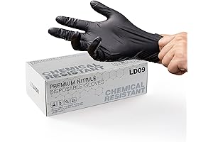 LANON Black Disinfectant Dust Removal Gloves