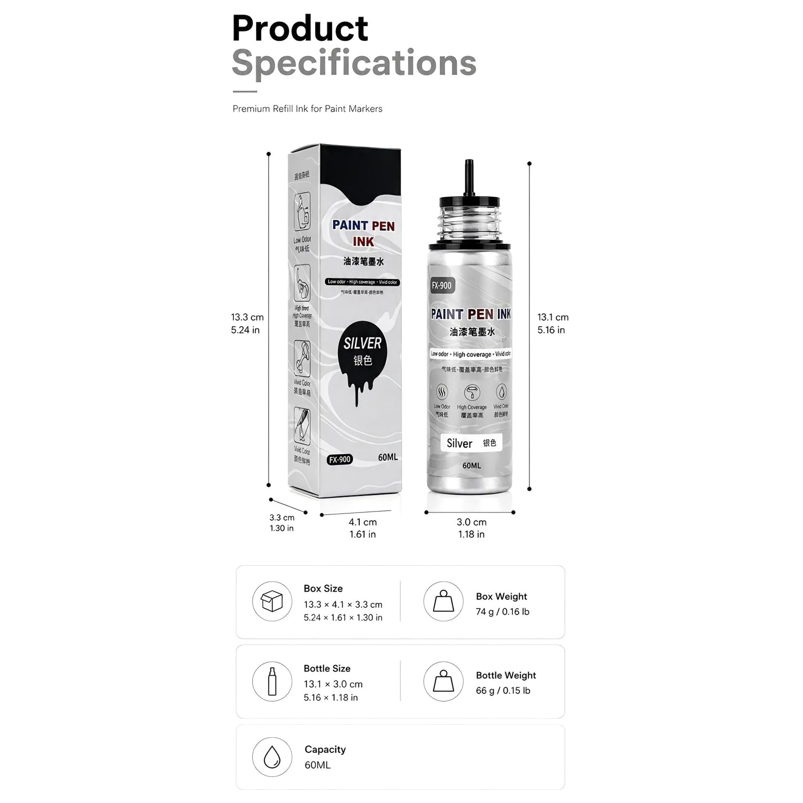 Ensemble de 12 bouteilles d ' encres de peinture à l ' huile, Collection de peintures à base d ' huile pour amateurs et artistes, 60ml par bouteille