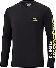 Bassdash Homme Manches Longues T-Shirt Anti-UV UPF 50+ T-Shirts de Pêche pour Hommes FS31M