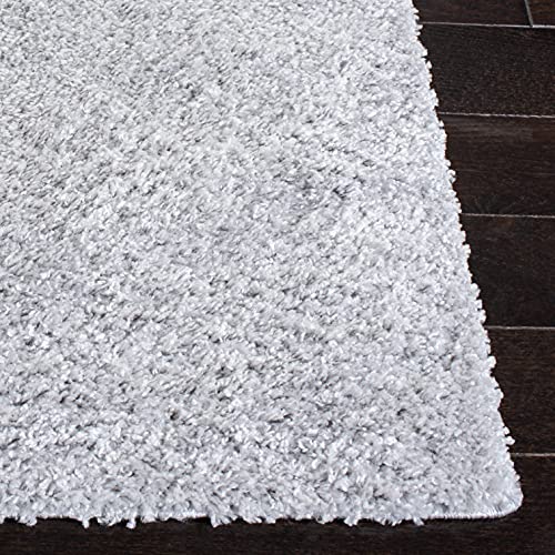 Tapete SAFAVIEH August Shag 9'x12' Gris Claro miniatura 4