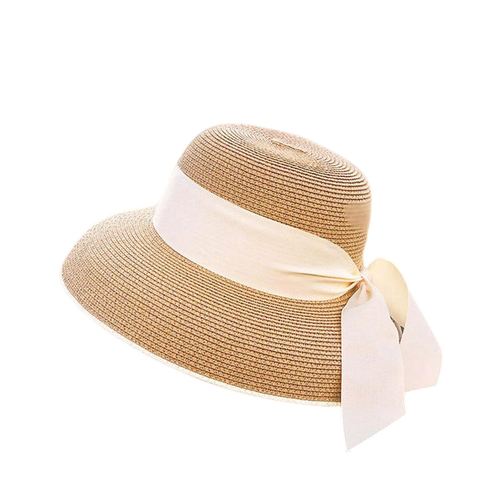 Chapeau bob pour femme - Chapeau bob d'été - Design rétro - Chapeau de paille - Chapeau de pêcheur