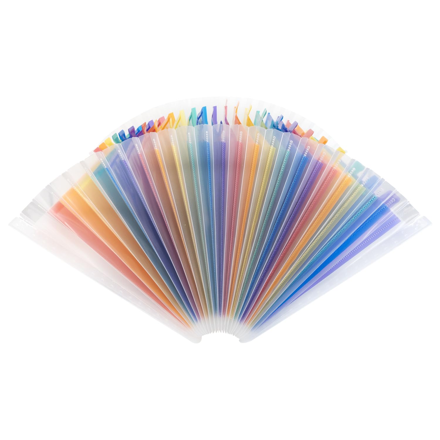 Idena 11125 Document Folder A4 Plastic Expanding File in Transparent with 24 Coloured Compartments Flexible Sorting Folder with Labelling Labels - Image 3