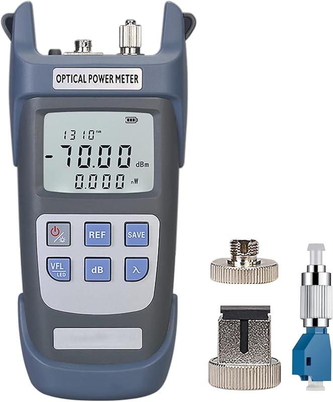 3-in-1 Fiber Tester OPM+VFL with LED, 1-Pack