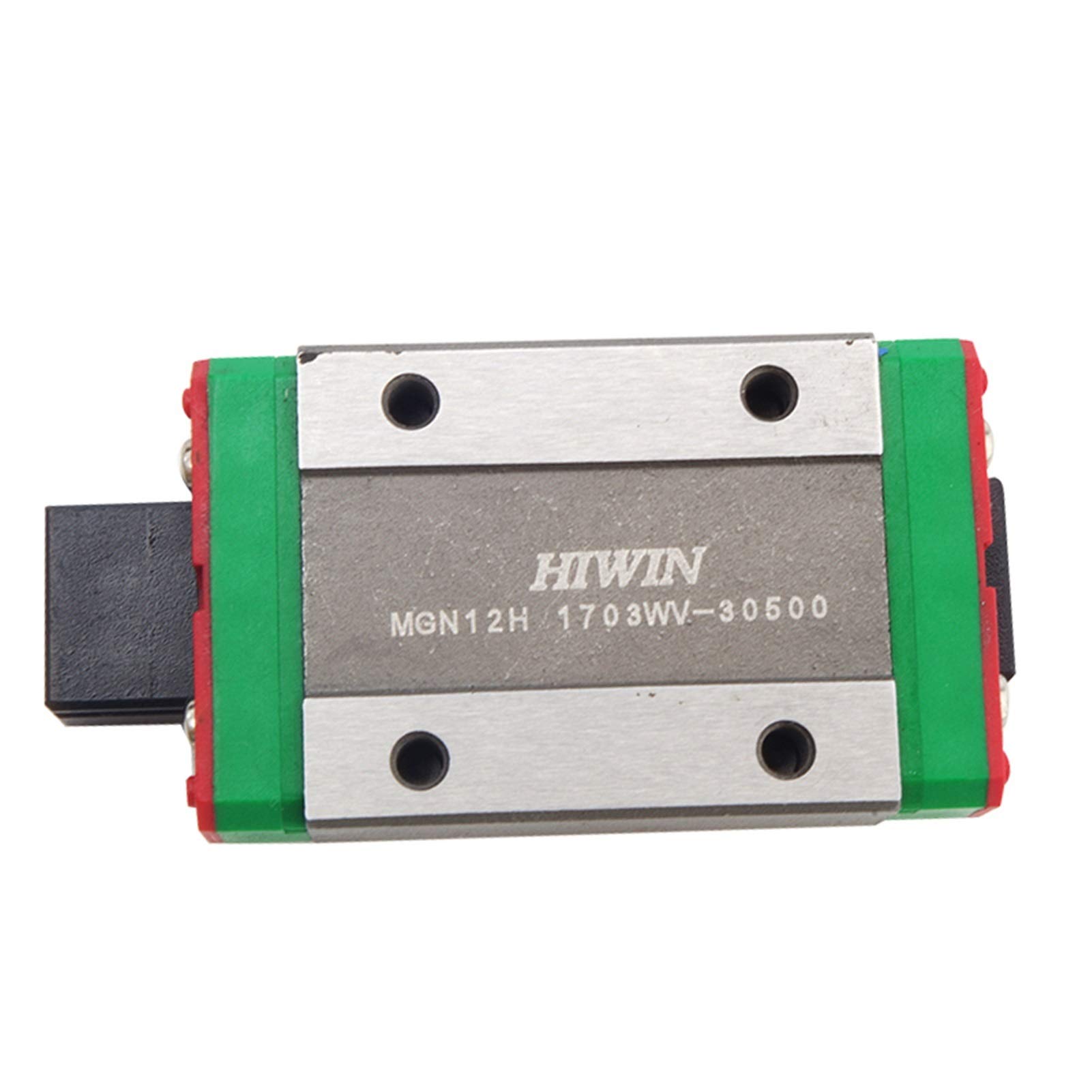 Jiyami'en-B 2pcs Guide linéaire MGI12 150 200 250 300 330 350 400 450 500 550 mm MGNR12C Rail + 4PCS MGN12C ou MGN12H Carrelage de Bloc CNC (Color : MGN12H Block, Guide Length : MGN12 500mm)
