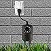 ECOPlugs Outdoor Light Timer Outlet waterproof, Christmas Lights Timer Outlet Switch, Electrical Outlet Timers Programmable Outdoor