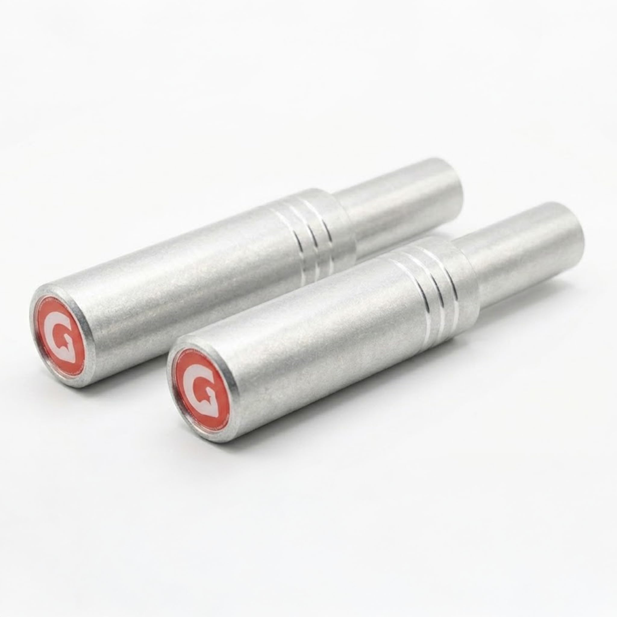 GymPin Machine Extenders Pair 37mm to 50mm / 2 Inch Olympic Plate Holder Sleeves, Heavy Duty UK Made Weight Horn Extensions for Plate Loaded Gym Machines RAW Finish