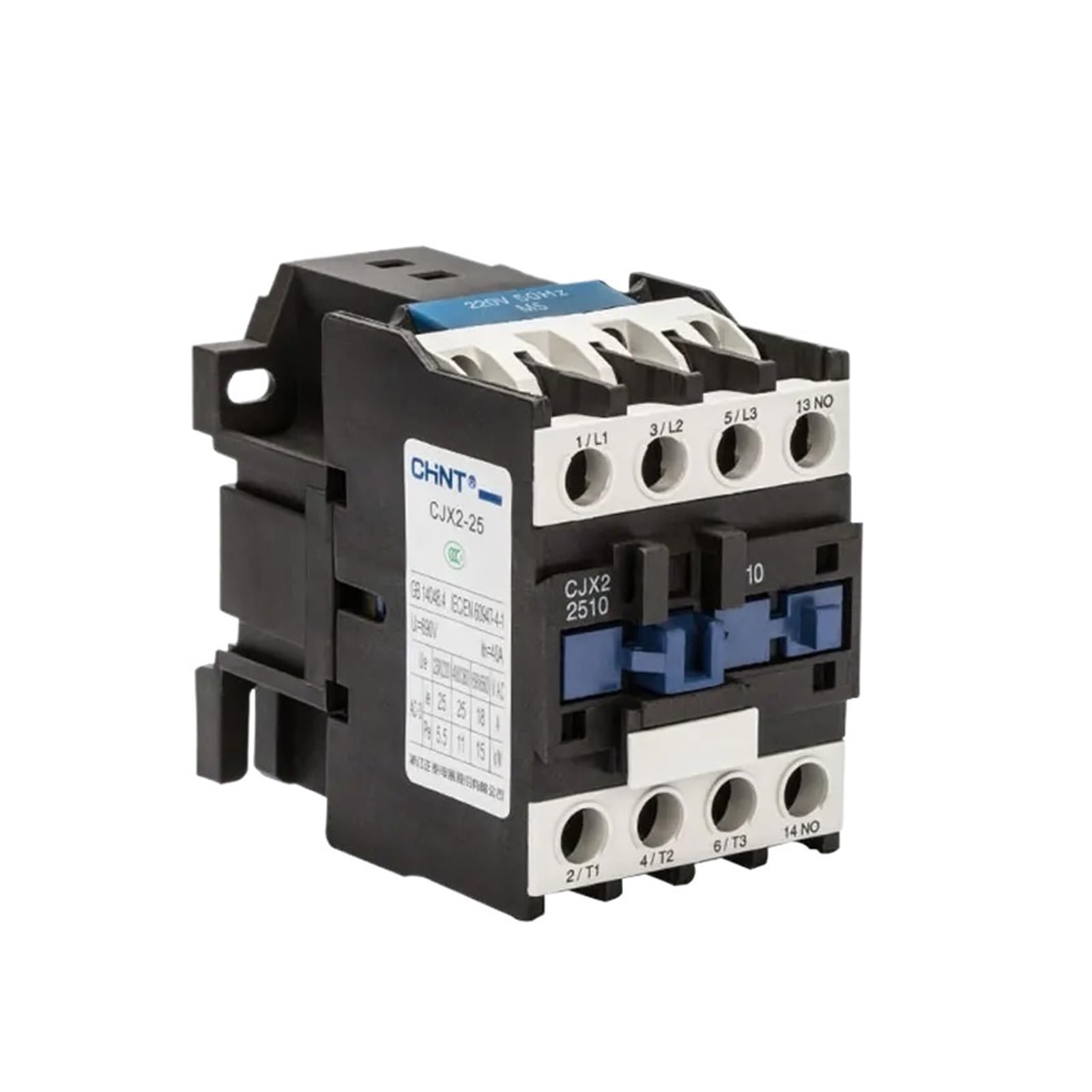 QRUYHBAJU CJX2-2510 CJX2-2501 LC1 CJX2 Series 25A Contactor Magnetic AC Contactor AC380V 220V(Cjx2-2501,220V)