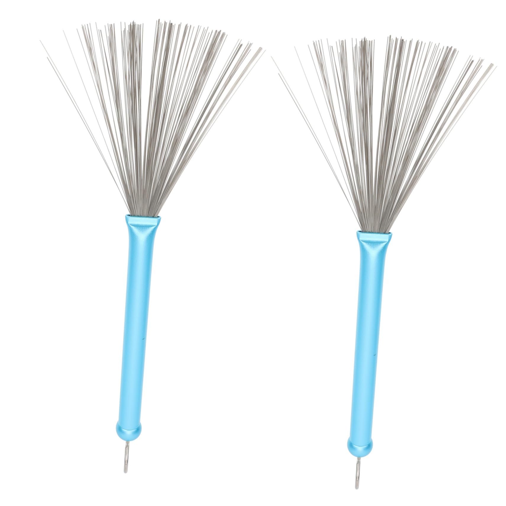 ifundom Drum Brush Accessories Set Retractable Drum Wire Brush Stainless Steel for Jazz Drum Set Stable Strong Beginner-friendly