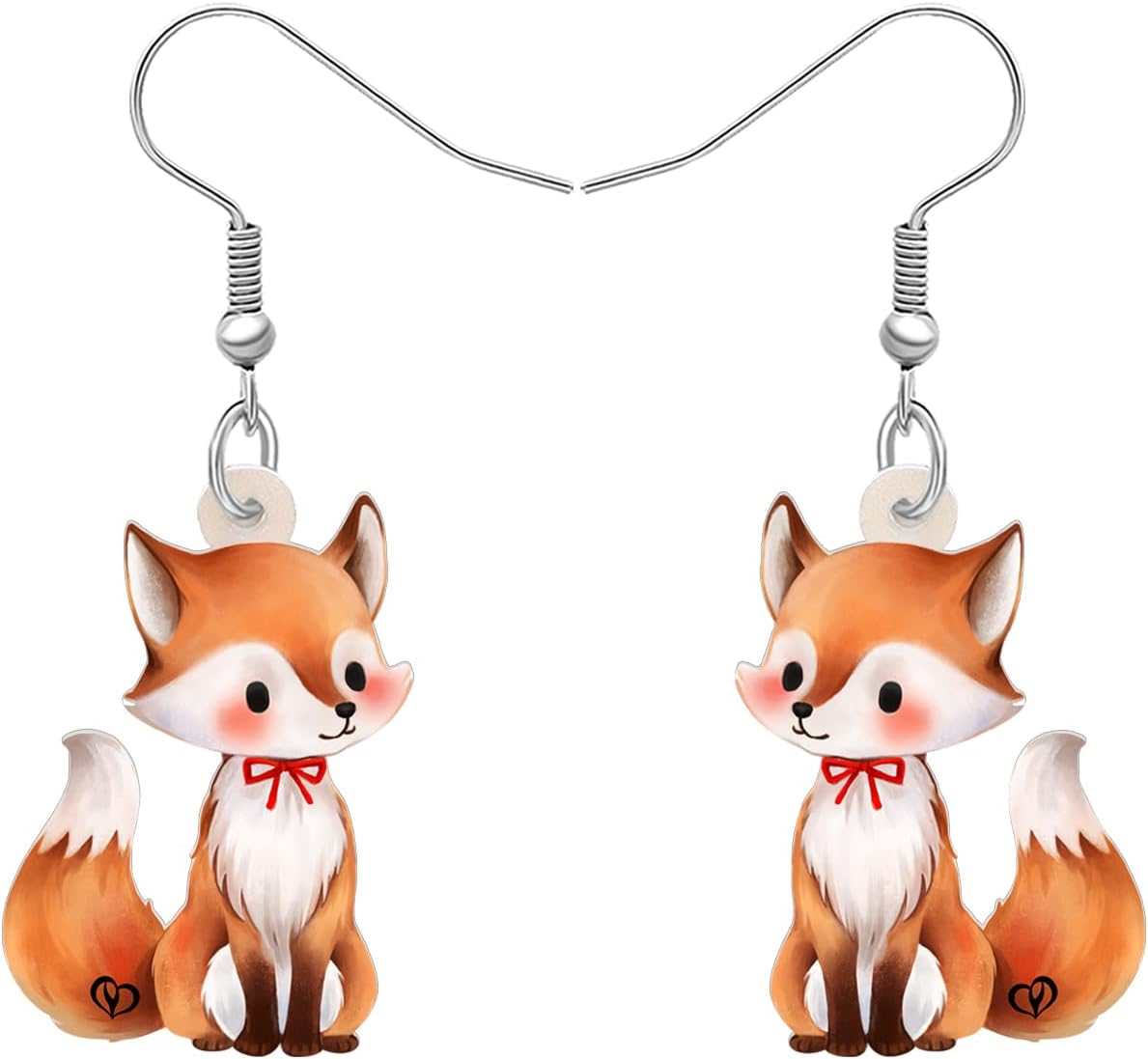 Orecchini A Forma Di Gatto E Volpe - Pendenti Animali Carini In Lega, Regalo Perfetto Per La Festa Della Mamma, Bijoux Per Donne E Ragazze, Idee Regalo Originali - 5