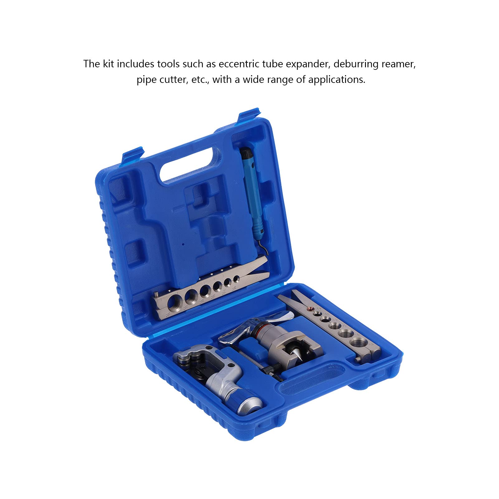Herramienta de Desbarbado, Expansor Desbarbado Escariador Accesorios de Corte de Tubería Herramienta de Abocardado para Refrigeradores para el Hogar para Acondicionadores de Aire para