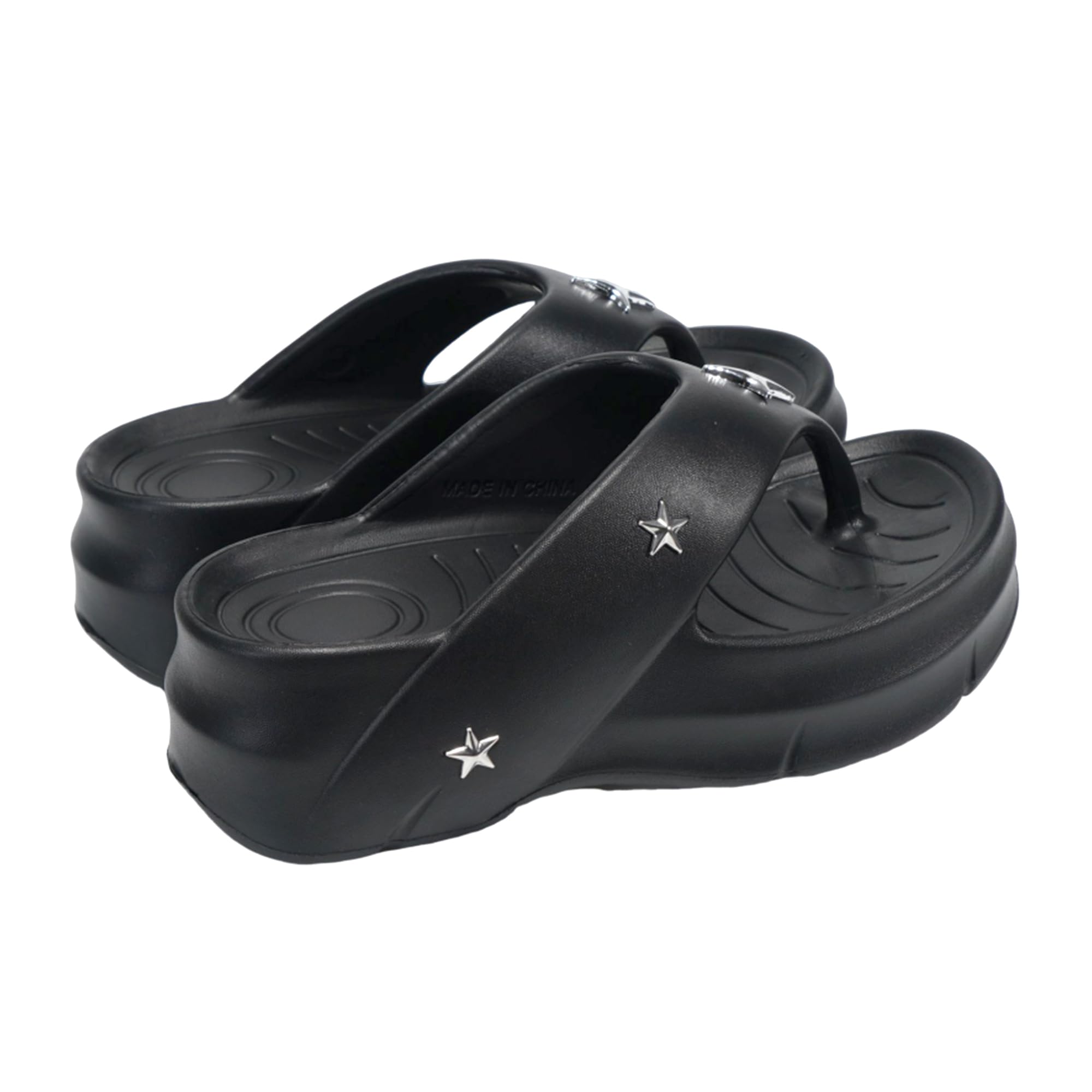 JOMIX Chanclas Elegantes Mujer Sandalias de Verano Antideslizantes con Suela Gruesa Zapatillas Cómodas y Ligeras de EVA para Playas Piscinas y Baños