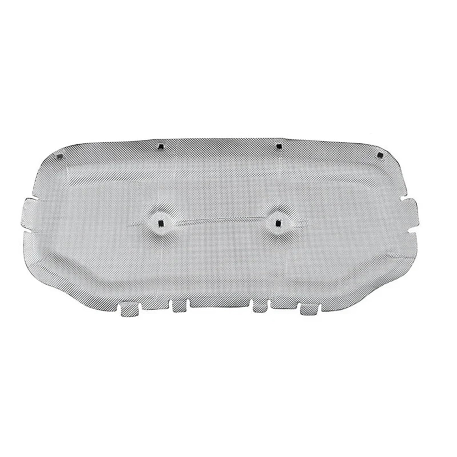 Fxfupo Silver 1Pcs Car Front Hood Engine Sound Insulation Pad Thermal Heat Insulation Mat Compatible For Vw Jetta Vs5 2019(Silver)