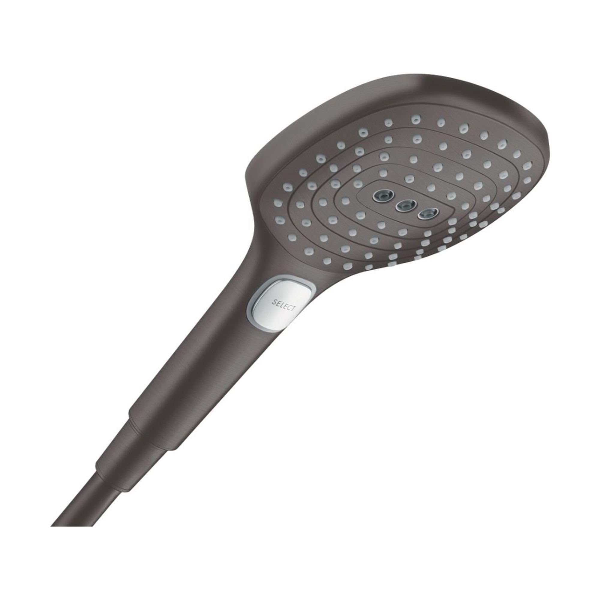Douchette de luxe Raindance Select E hansgrohe chrome noir brossé