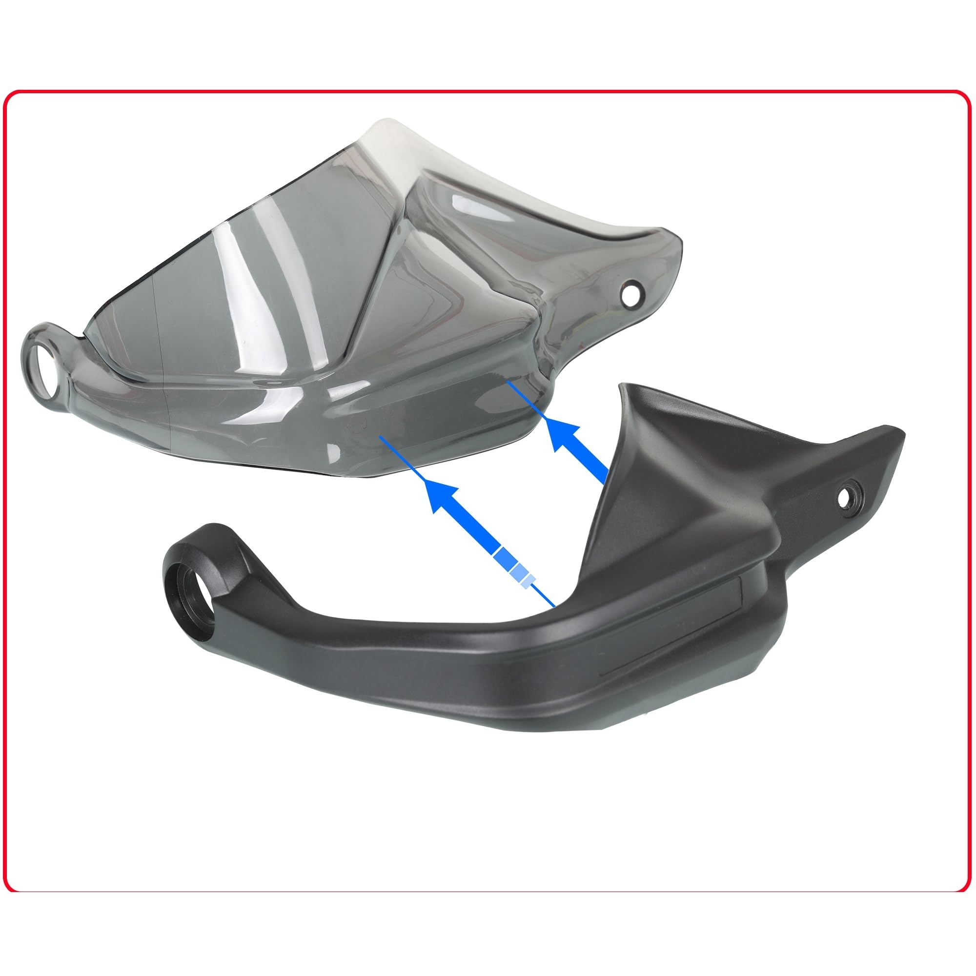 Moto Dedicato Protezione della Mano per Morini X Cape650 X-Cape 650 650 X-Cape Moto Paramani Protezioni Manubrio Parabrezza (Color : Handguard)