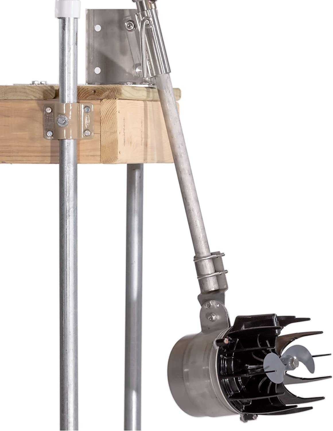 Kasco AquatiClear Water Circulator Pump w/Universal Mount, 1 HP 120V with 75 ft. Electric Power Cord, Clog-Resistant Water Circulation Pump to Keep Dock, Marina & Shoreline Free of Debris