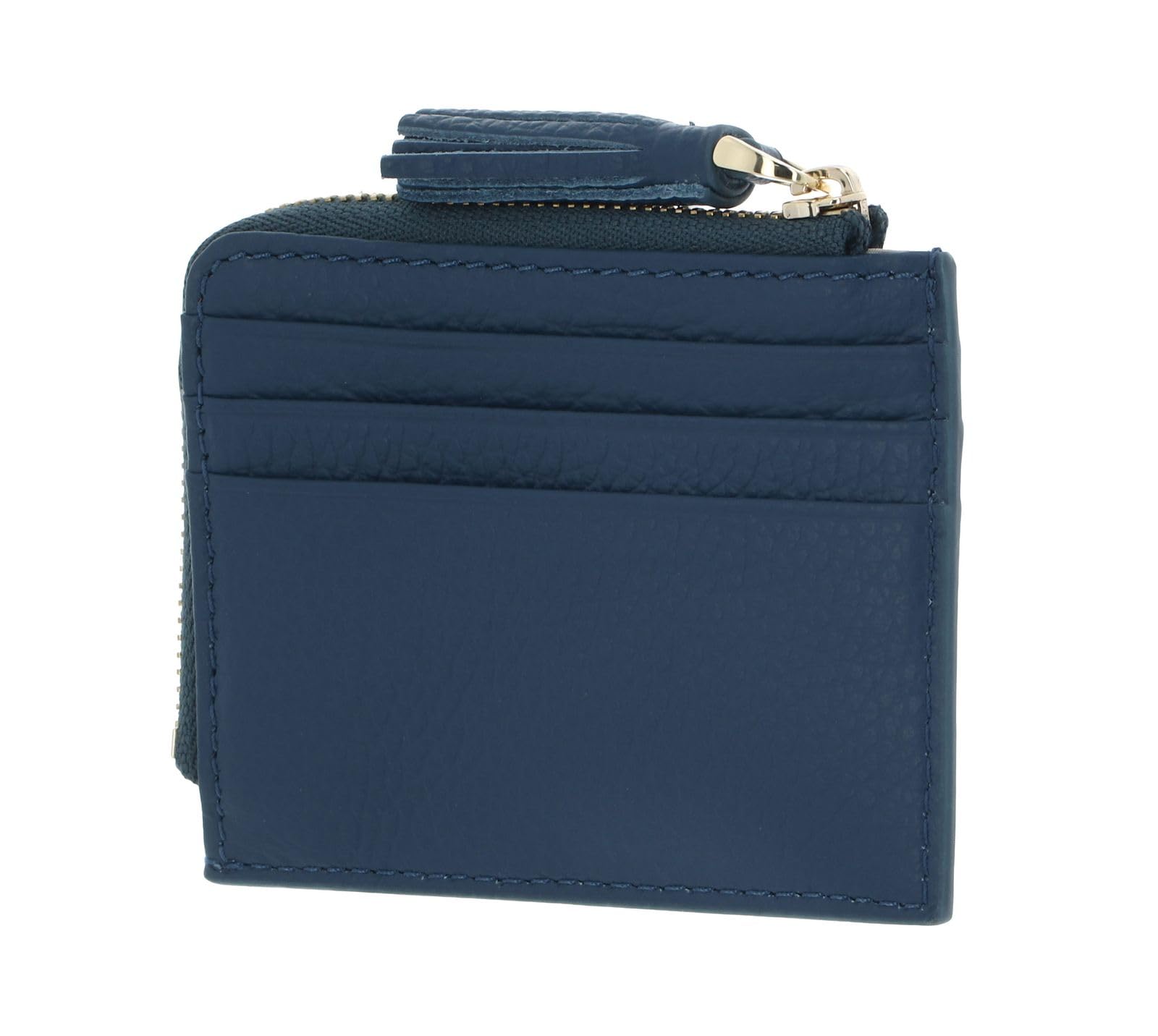 Coccinelle Pelle porta carte di credito Tassel Credit Card Holder Deep Blue