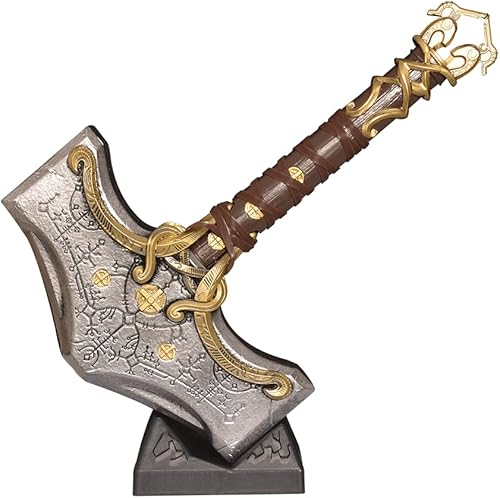 COSWOR Martillo de Thor de 17 pulgadas con base iluminable para decoración del hogar, regalo