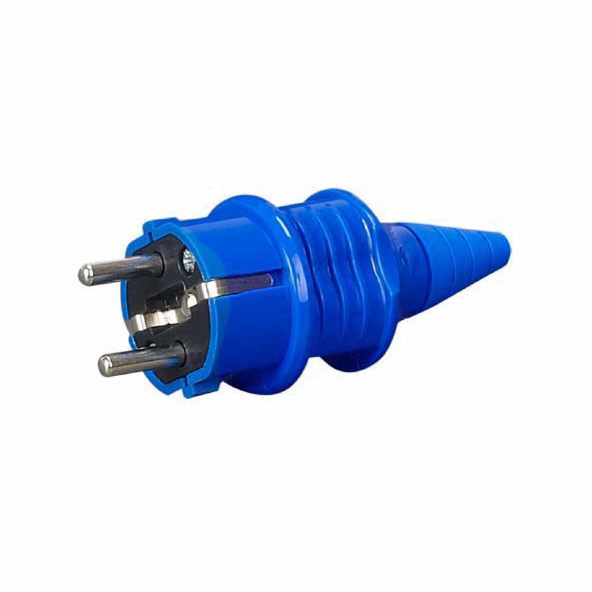 MX Schuko Electrical Plug IP44 Rated, 3-Pin Power Plug Connector 16A/20A, Durable EU Style Plug for Electrical Equipment, Extension Cables, and Power Applications