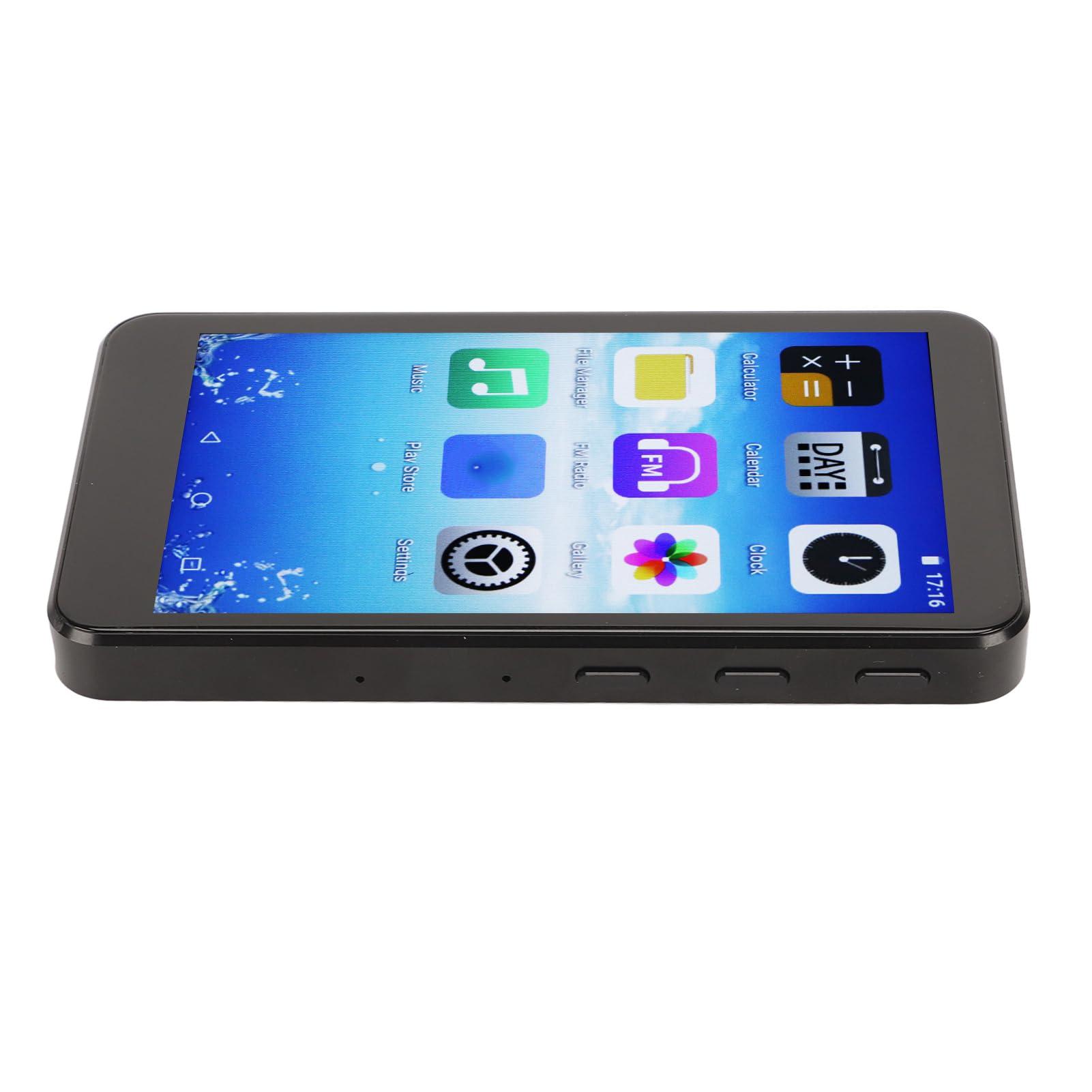 Przenośny odtwarzacz MP4 WiFi, AI inteligentna redukcja szumów HD MP4, Ligent 5.0 HiFi Player MP3 i cyfrowy odtwarzacz multimedialny, sterowanie głosem, ekran dotykowy z nagrywarką do nauki (angielski