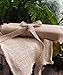 16"x16" Fringed Jute Sheets - 12 Pack