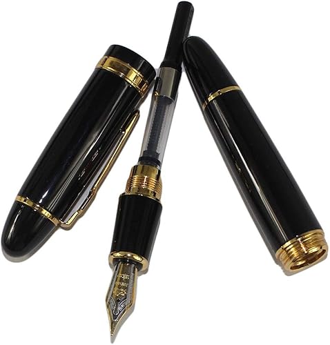 Miniatura 9 de Jinhao 159 Bolígrafo Roller con estuche original para bolígrafo y estuche de cuero PU - Negro