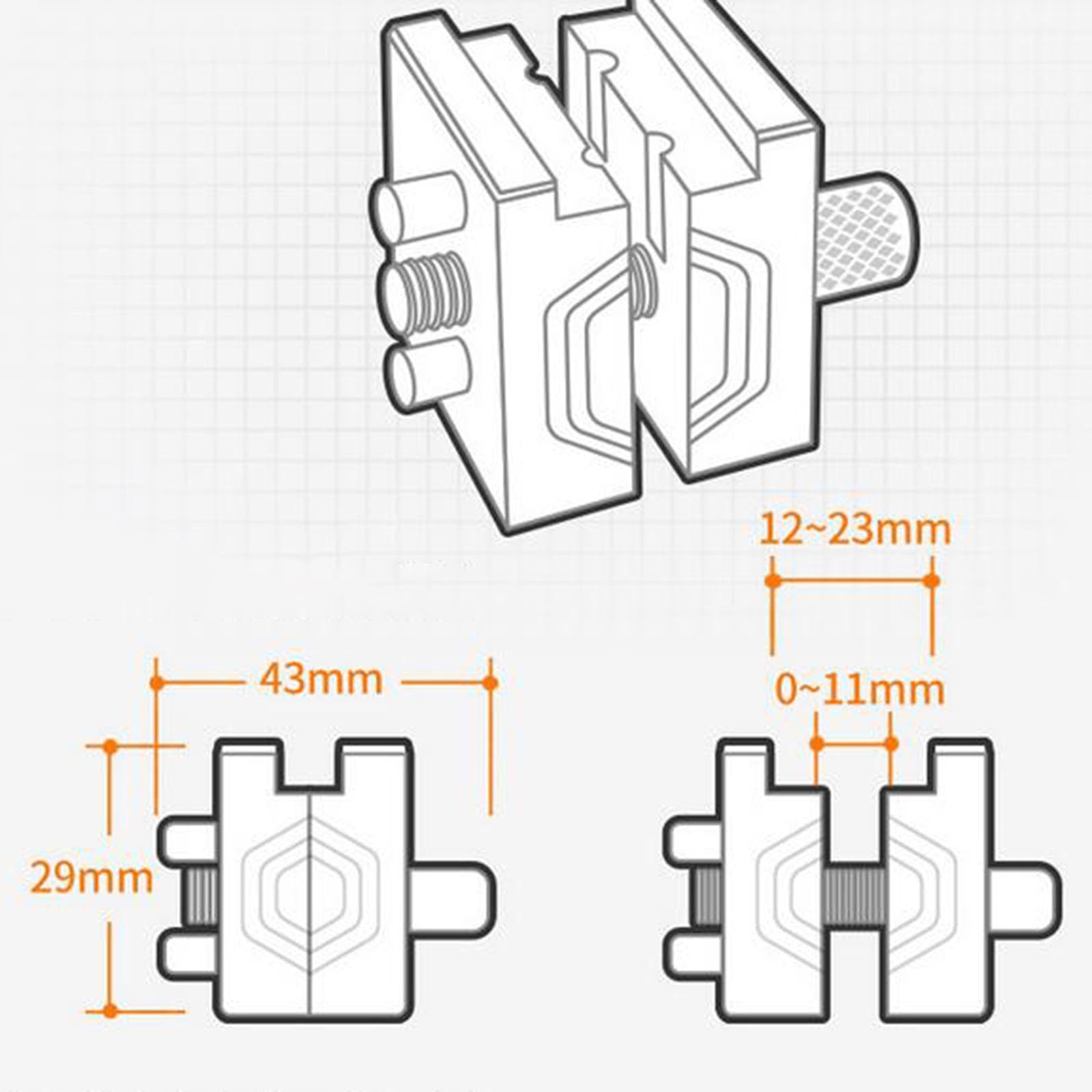 MYCENSE Mini Bench Vise, Detailed Craftsmanship Tool DIY Model Tool Polishing Holding Tool Miniature Workbench Vise for DIY Hobby,