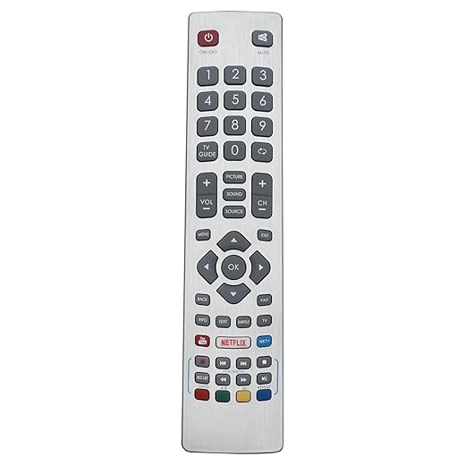 SHWRMC0115 Replace Remote fit for Sharp TV LC-40UI7252K LC-40UI7352K LC-40UI7452K LC-40UI7552K LC-43UI7252K LC-43UI7352K LC-43UI7552K LC-49UI7252K LC-49UI7352K LC-49UI7552K LC-32HG5241K LC-32HG5242K