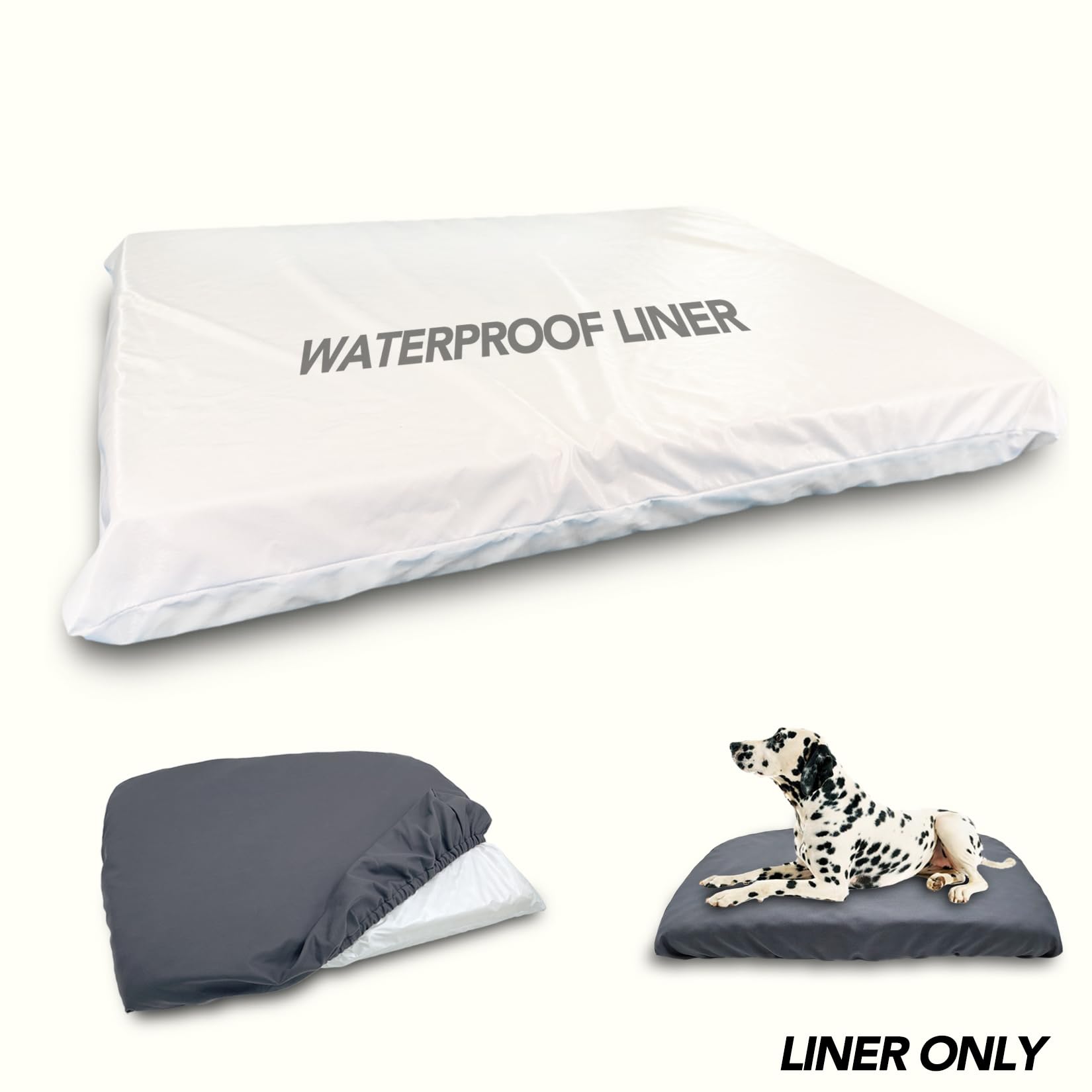 Waterproof Dog Bed Liner, Washable Replacement Cover Reusable Pet Pee Water Resistant Proof with Zipper, Liner Only 36x27 inch - image 6
