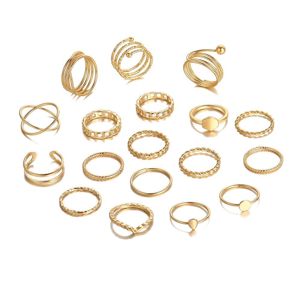 Shining Diva Fashion 18 Pcs Latest Stylish Rings for Women and Girls (14771r) (B0C9CJYZMK) Amazon Price History, Amazon Price Tracker