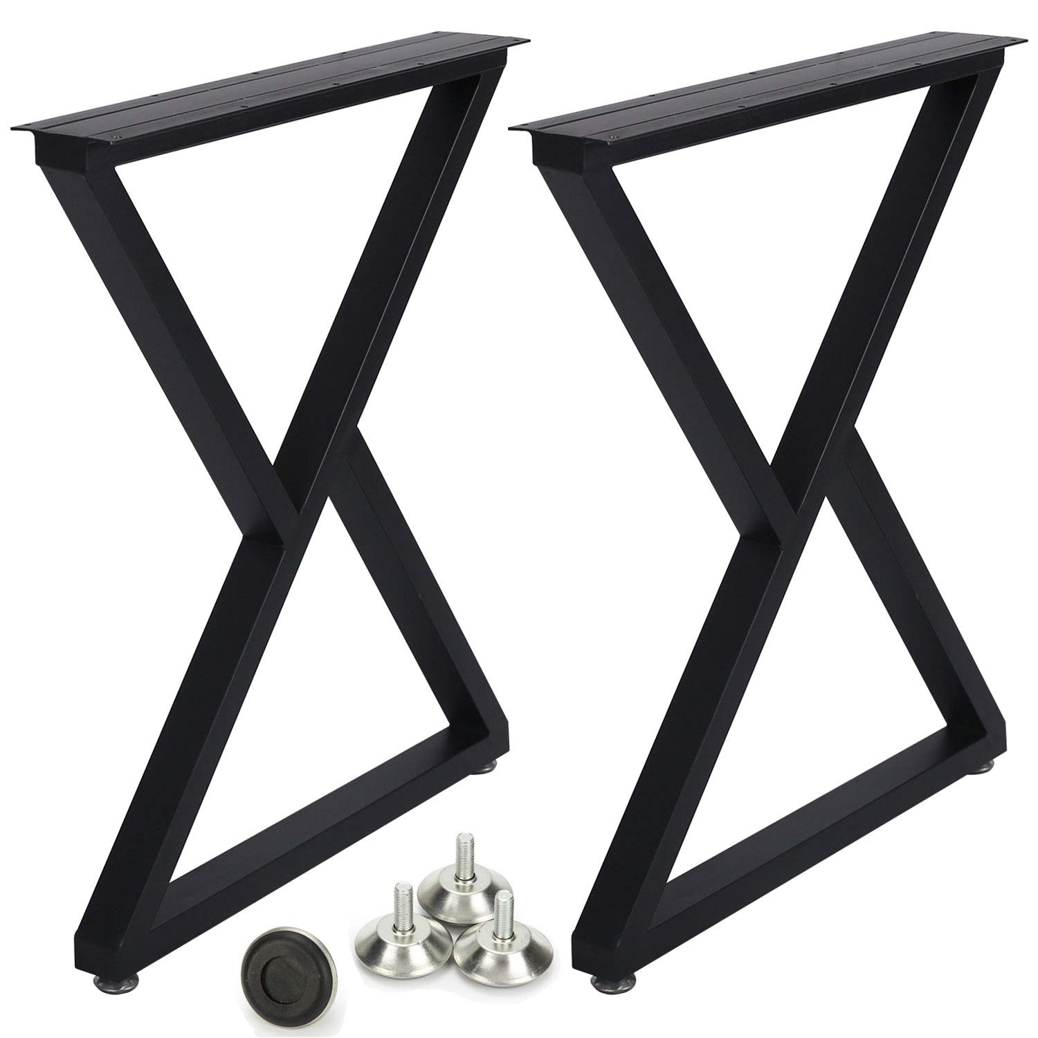 Buy HOMEKAYT 28 in Metal Table Legs Industrial Desk Legs, Heavy Duty