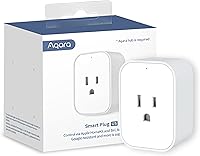 Aqara Zigbee Smart Plug 15A: Energy Monitoring, Overload Protection, Scheduling, Voice Control with Alexa, Google, HomeKit