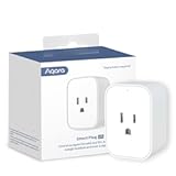 Aqara Zigbee Smart Plug with Energy Monitoring&comma;Overload Protection&comma;Scheduling and Voice Control&comma; 15A Outlet Compatible with Alexa&comma; Google Assistant&comma; and Apple HomeKit Compatible