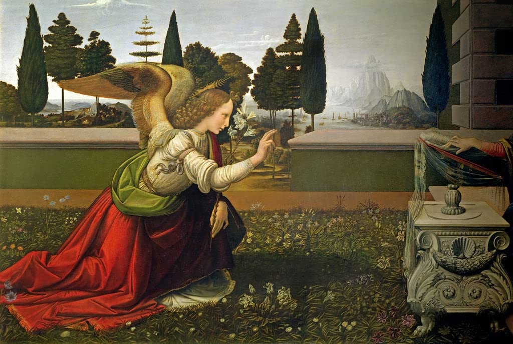 EfeMir Foto Lienzo Cuadro Pared Vintage Pinturas Famosas Ángel