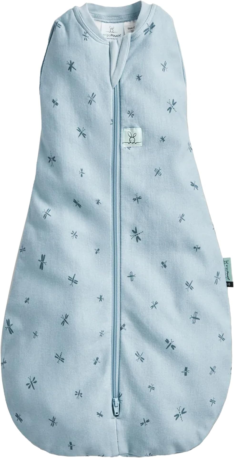 1tog Unisex Baby Cocoon Swaddle Sleeping Bag, Temperature Control Wearable Blanket Dragonflies 0-3M