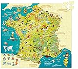  Vilac 50 X 55 cm Map of France Cardboard Puzzle by Olivier (300-Piece) by Vilac