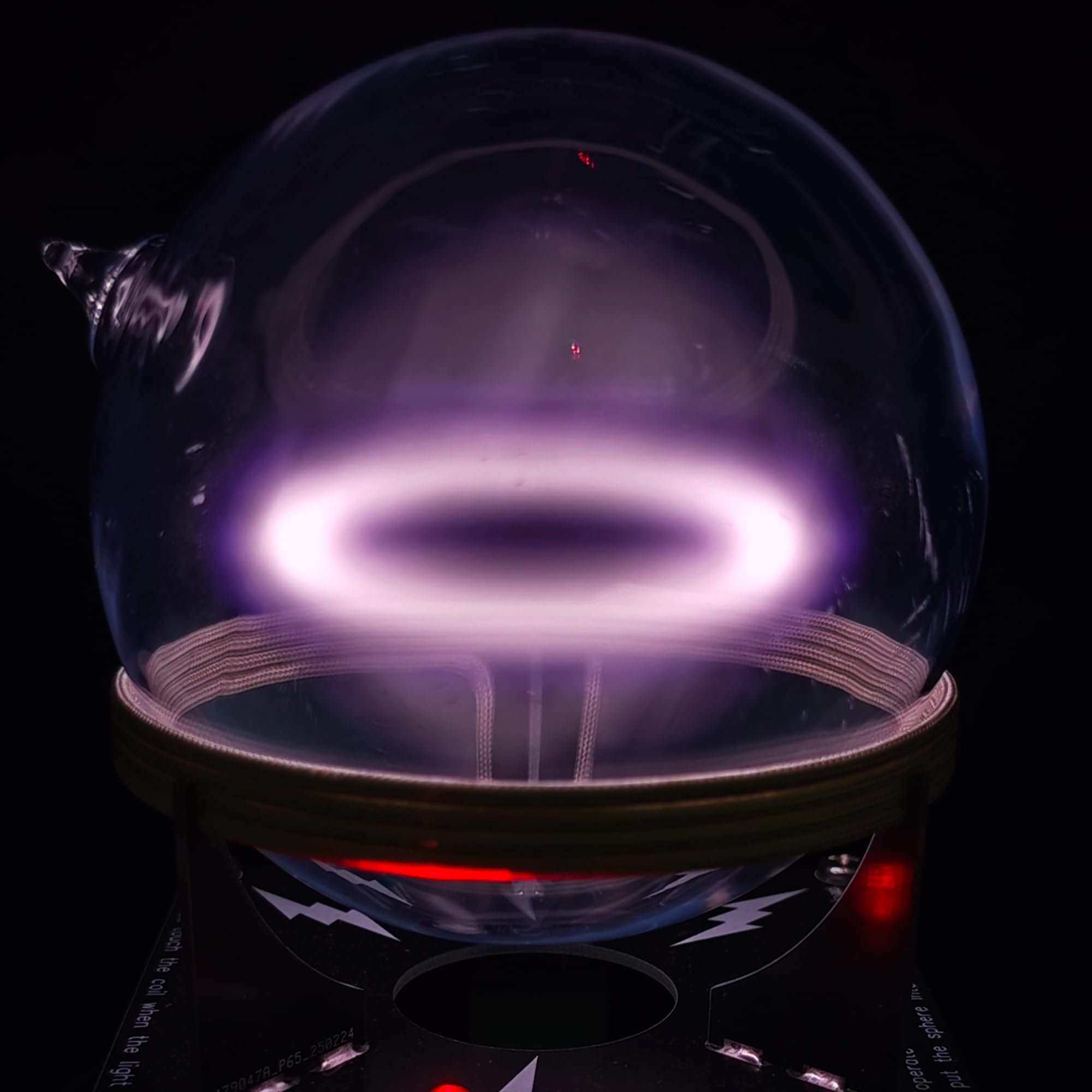 Tesla Spiral-Licht, dynamischer Plasma-Ring, wissenschaftliches Experiment, Gadget, Geek-Sammelstück, Party-Lichtdekoration