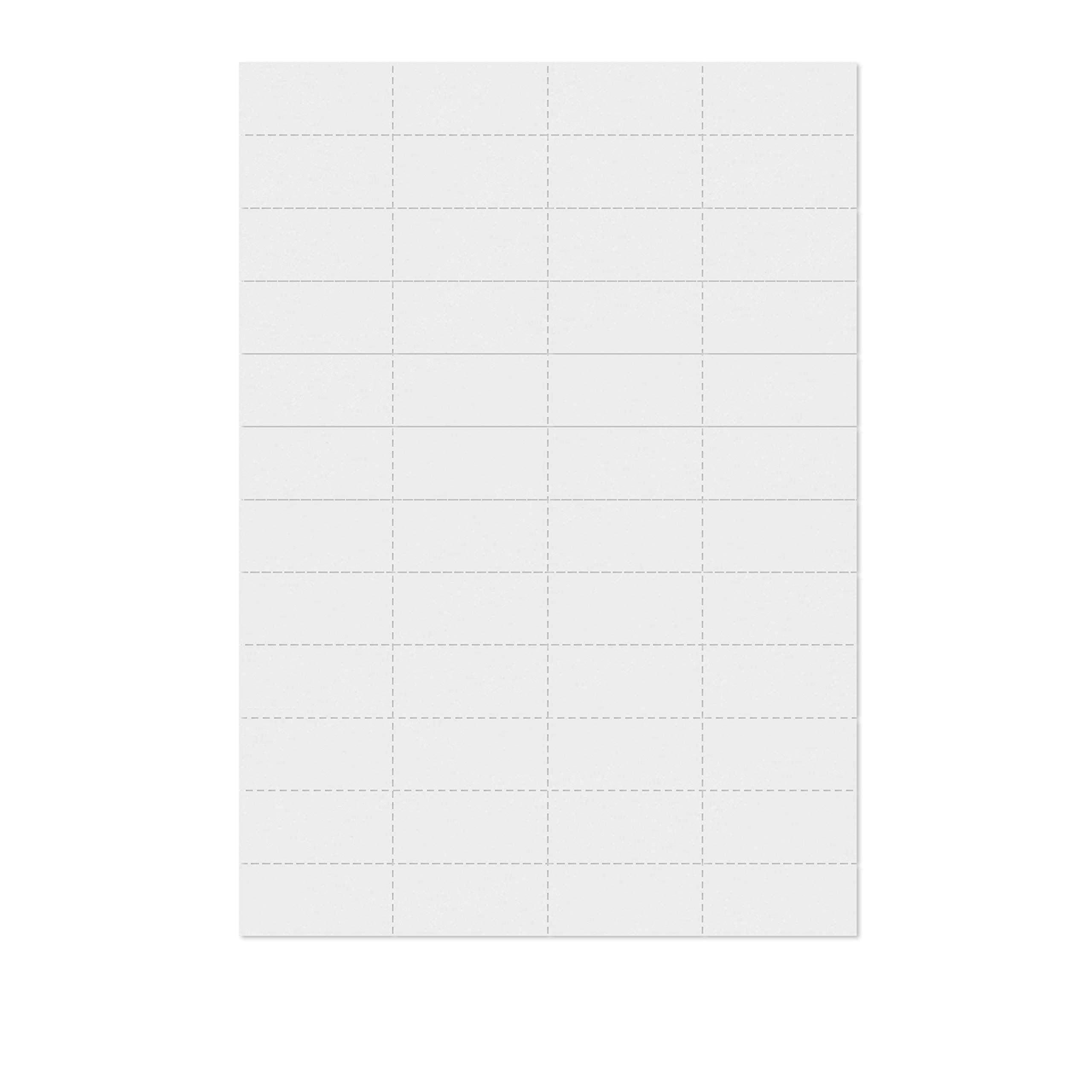 mashpaper Kopierpapier perforiert DIN A4 Karton weiß 48 Abschnitte 500 Blatt je Packung