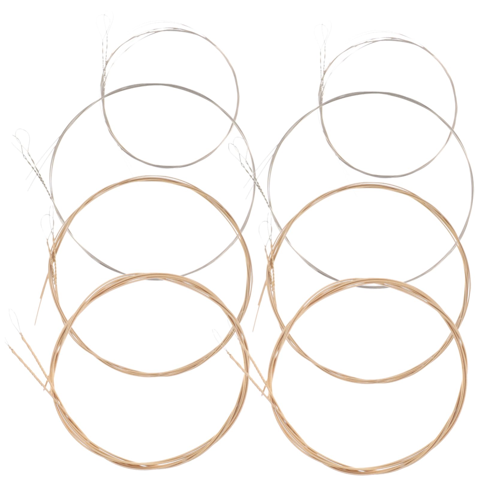 GOOHOCHY 12-string Acoustic Mandolin Strings 5 Stainless Steel Mandolin Replacement