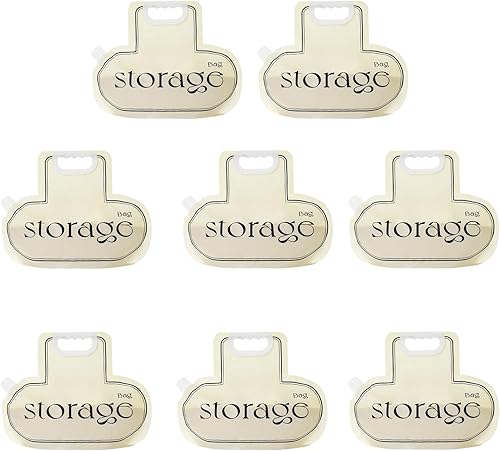 Miniatura 5 de Bolsa de almacenamiento de grano de gran diámetro buen sellado ahorrar espacio Grado alimenticio PE Material Arroz Trigo Frijoles Herramientas de