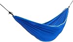 Camping Hammock - Ultralight Portable Lightweight Nylon with Hanging Straps for Backpacking, Travel, Beach, or Yard (Blue)