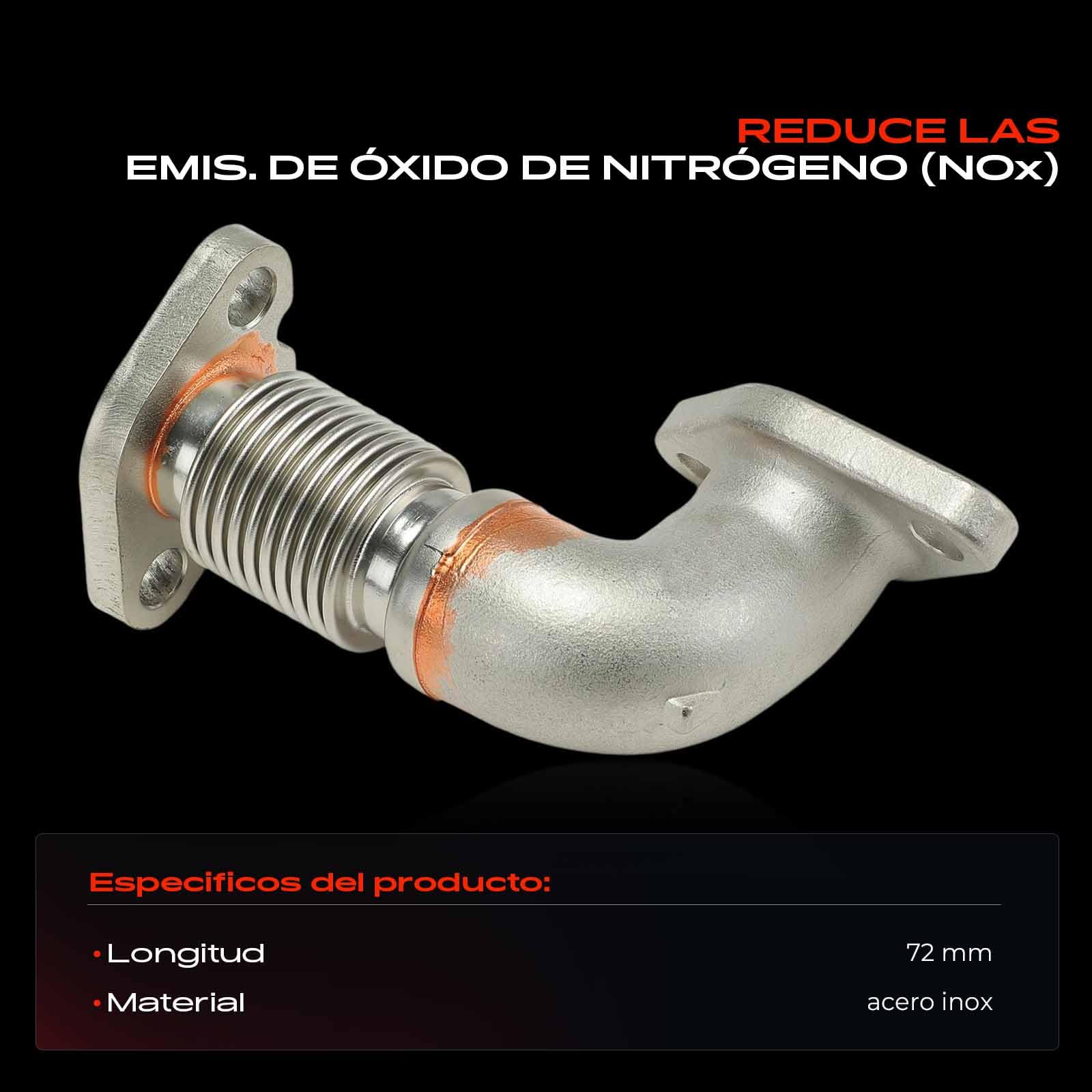 Frankberg Tubo de conexión EGR 04L131521BH | Compatible con: T.r.a.n.s.p.o.r.t.e.r VI Furgoneta SGA SGH SHA SHH
