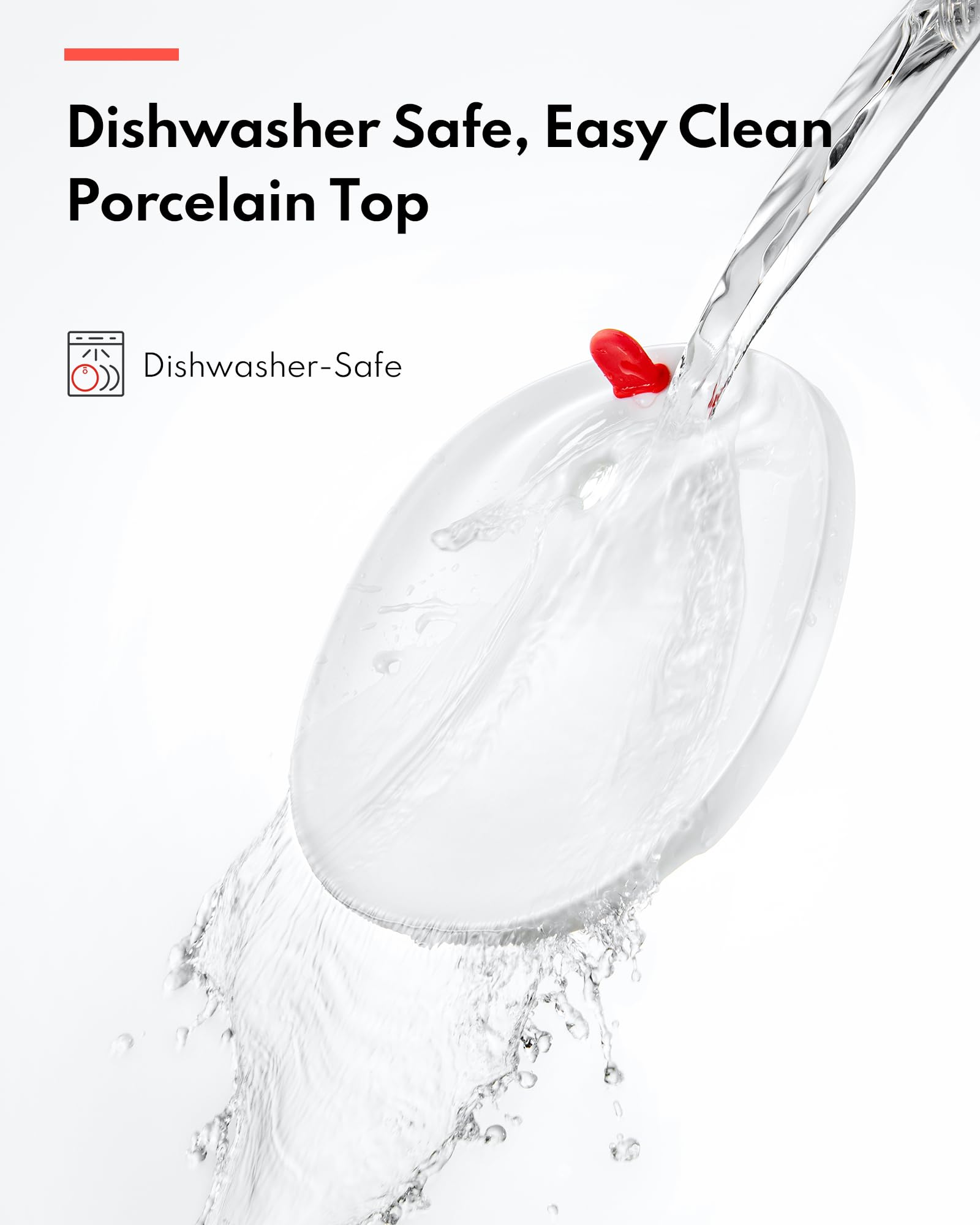 Homerunpet Cat Water Fountain Porcelain-Tray, Wireless Self-Cleaning Pump, Ultra Quiet 20dB Pet Water Dispenser for Cats and Dogs, Easy-to-Clean 2L/68oz with Smart LED and 4-Stage Filtration - image 3