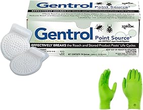 Gentrol Point Source IGR Discs ZOE1007 (20 Pack) German Cockroach Growth Regulator - with USA Supply Gloves & Pest Identification Card - Product is Non-perishable