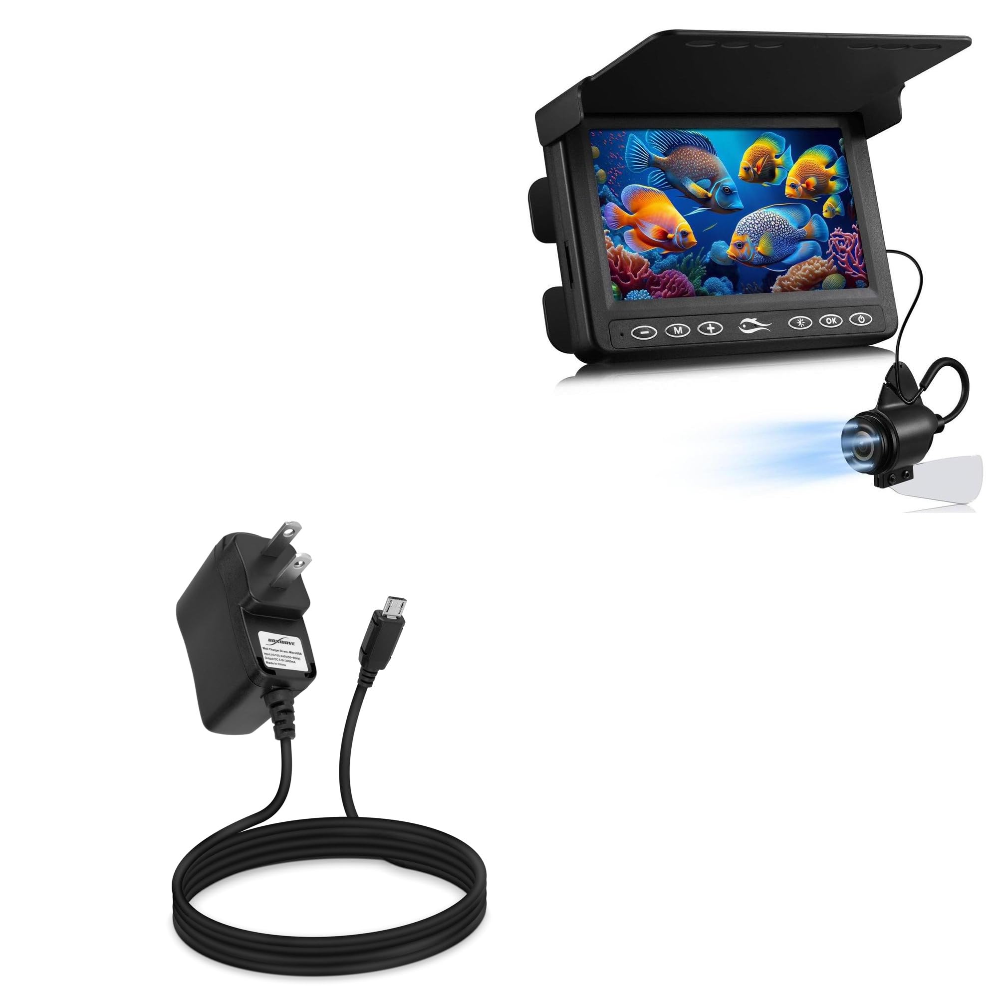 BoxWave Charger Compatible with MOQCQGR Pocket Size w/DVR (4.3 in) - Wall Charger Direct (5W), Wall Plug Charger