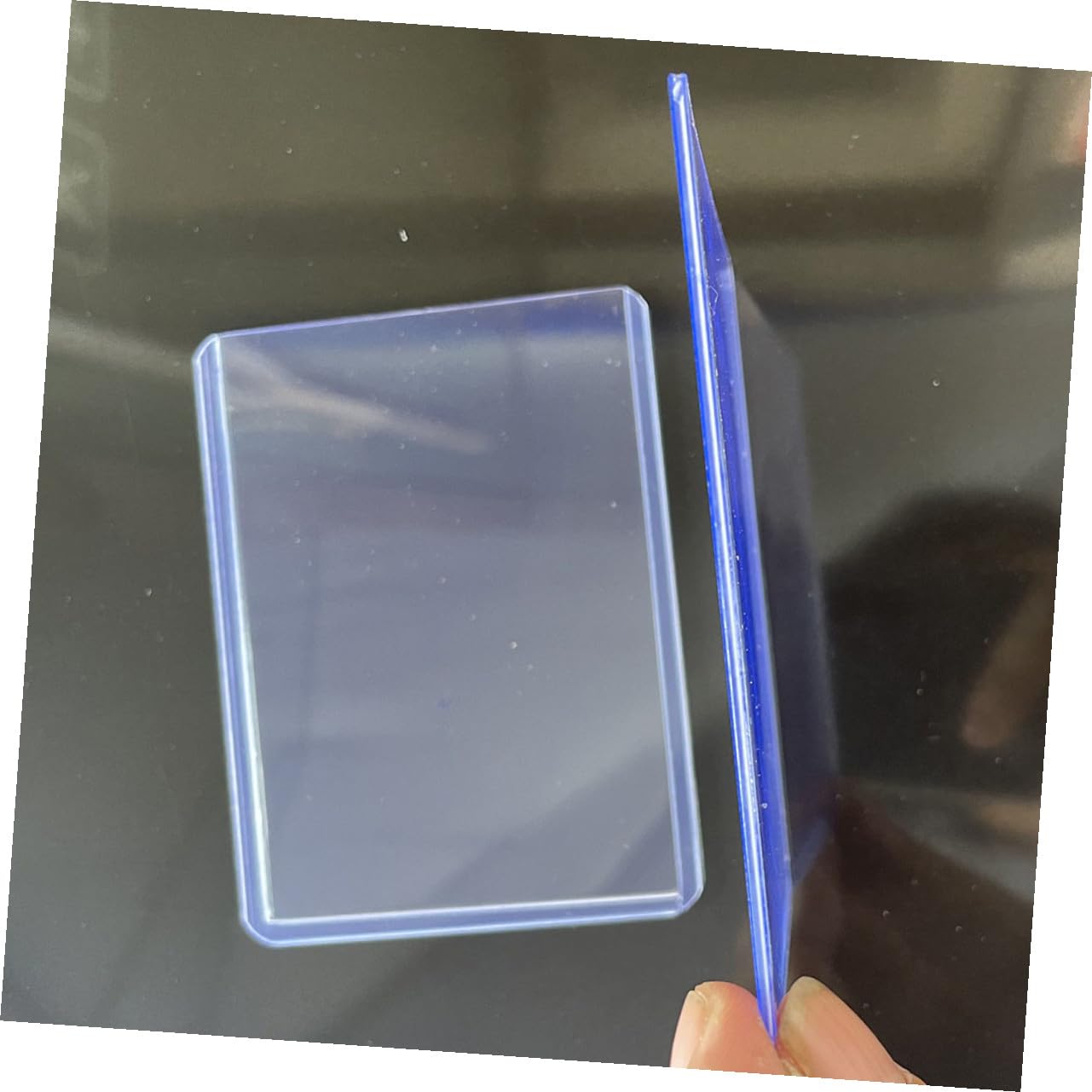 NOLITOY 100stücke Kartenhalter für Spielkarten Transparente Kartenhüllen Kratzfeste Schutzhüllen für Sammelkarten aus Hochwertigem Pvc-material Wiederverwendbar und Langlebig