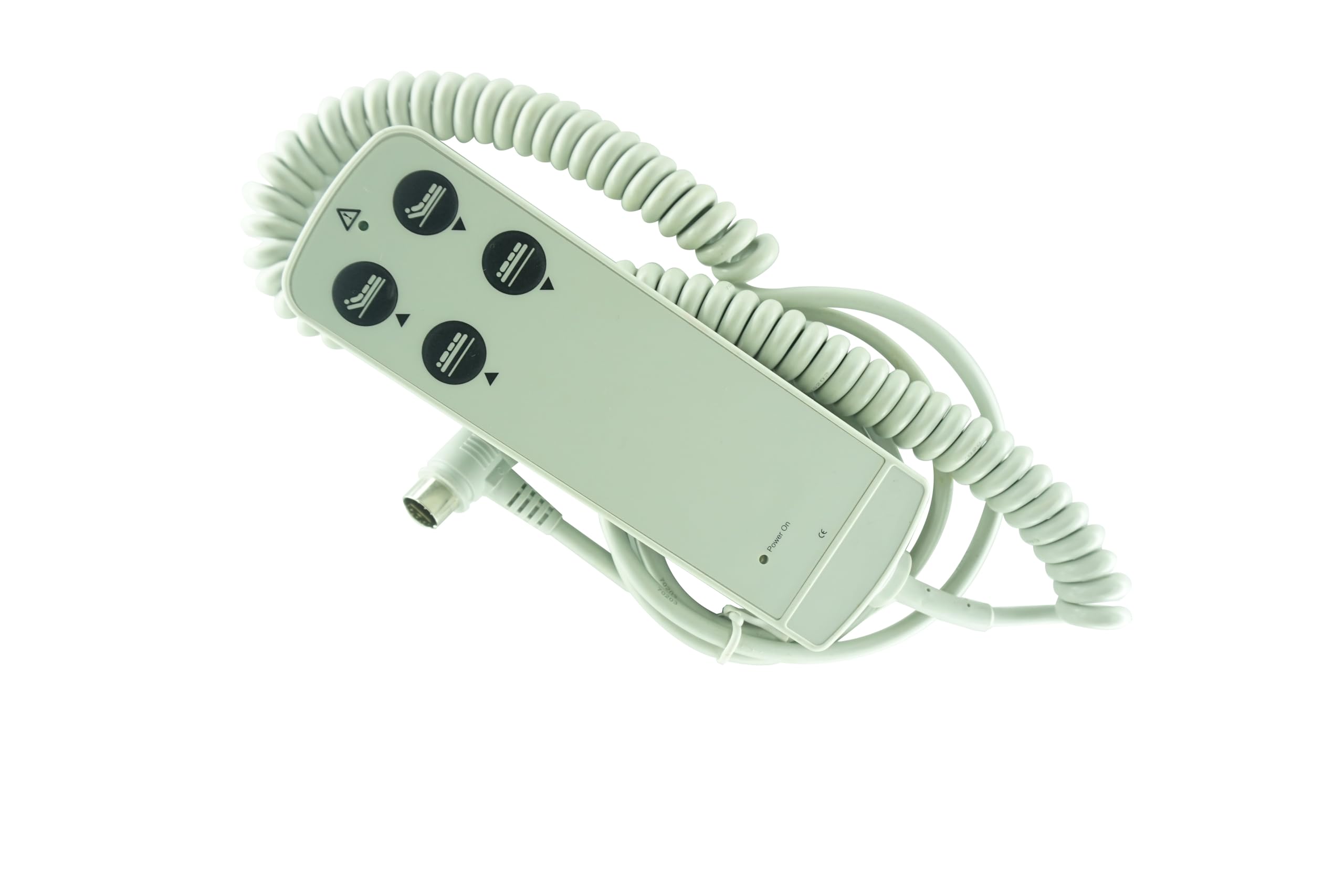 წინა view of the Hotsmtbang 13-pin handheld remote control, showing the 'Power On' indicator and bed adjustment buttons.