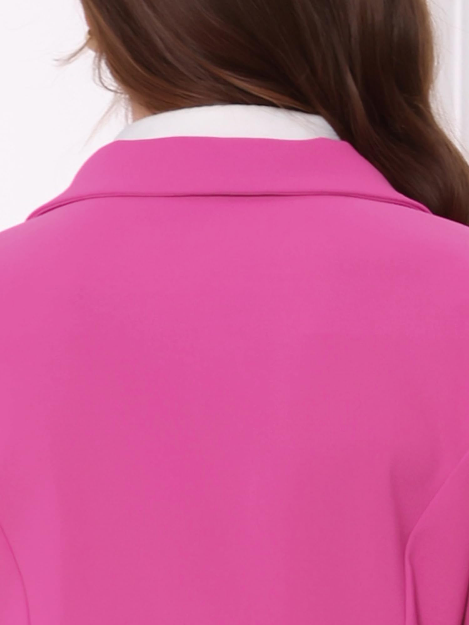 Allegra K Conjunto de Falda de Traje de 2 Piezas para Mujer Blazer de Manga Larga Informal de Negocios y Falda de Tubo