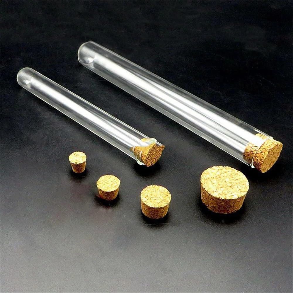Vetreria da laboratorio 10 pezzi/lotto 18x180mm provetta in vetro borosilicato da laboratorio con tappo in sughero for esperimenti scientifici