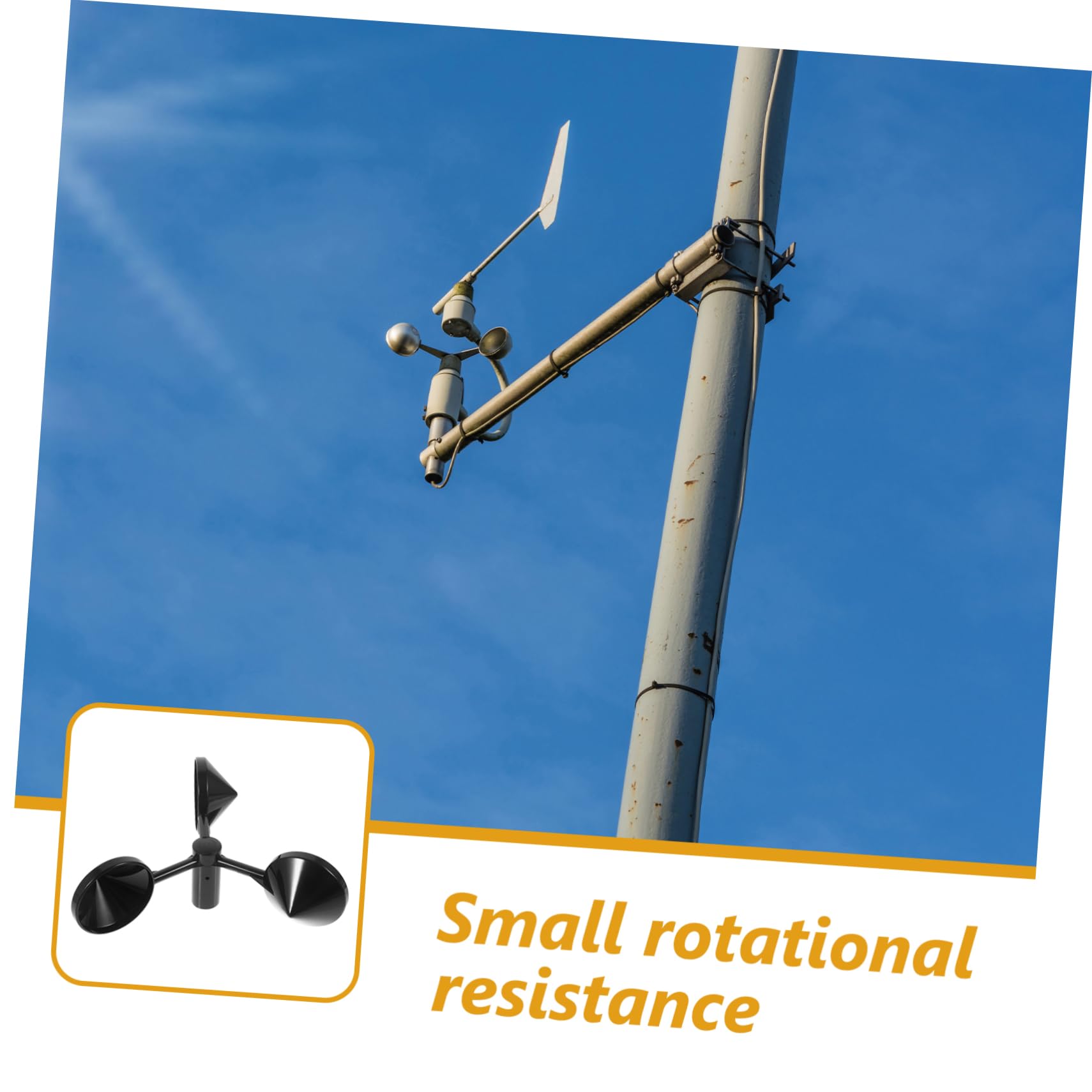 Windgeschwindigkeitsmesser Anemometer Gehäuse Für Windmessung 3 Schalen Windgeschwindigkeits Sensor Wetterstation Zubehör Für Präzise Windmessungen
